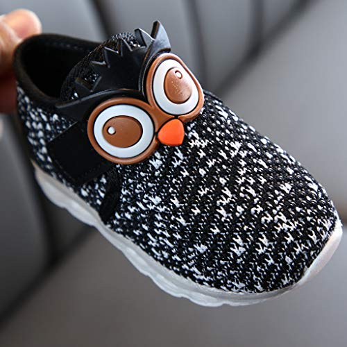 Infant Toddler Baby Boys Cute Cartoon LED Luminous Girls Sport Shoes Sneakers - Thumbnail 3