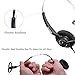 Arama Wired Headset Monaural with Noise Canceling Mic for Avaya 1616 9650 Cisco 7902 7912 Yealink T41 Snom 870 Grandstream GXP1400 Panasonic KXT Huawei C58 Zultys 37G IP Phones (A200Y1)