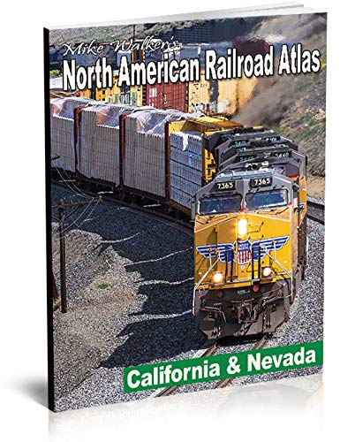 Railroad Atlas of North America, California & Nevada, 3rd Edition, Large Format