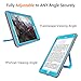 Fintie Case for iPad 6th / 5th Generation (2018/2017), iPad Air 2 / Air 1 (9.7 Inch) - [Tuatara Magic Ring] 360 Degree Rotating Grip Stand Shockproof Rugged Cover with Screen Protector, Blue