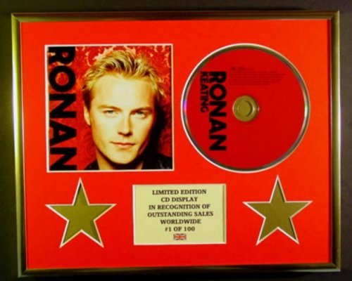 Limited Edition Cd Display/RONAN KEATING/CD DISPLAY/LIMITED EDITION/COA