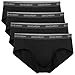 DAVID ARCHY Men's Briefs Rayon Made From Bamboo Underwear Pouch Breathable Super Soft Comfort Briefs Lightweight No Fly 4 Pack