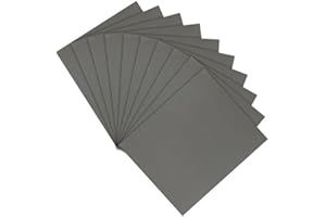 10pcs 4000 Grit Sandpaper Sheets, Extra Fine Sand Paper High Grit 9 x 11inch, Dry Wet Waterproof Abrasive Polishing Sand Pape