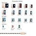 SNX(TM) Certified 5 Pack 3 Feet / 1 Meter 8 Pin Nylon Braided Lightning to USB Cord for iPhone iPad iPod