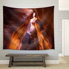 Spectacular Sandstone Scenery - Fabric Wall Tapestry Home Decor - 51x60 inches
