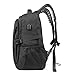 Sosoon Laptop Backpack, Business Bags with USB Charging Port Anti-Theft Water Resistant Polyester School Bookbag for College Travel Backpack for 15.6-Inch Laptop and Notebook, Black Model 2