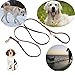 Jpettie Leather Dog Leash Training Leash Multi-Function Genuine Bridle Leather, Hands-Free Dog Leash/Walk P-Leash, Perfect for Small Large Medium Dog