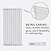 NICETOWN Blackout Panel for French Door - Privacy Blackout Curtain for Glass Door/French Door with Adjustable Tie-Back (1 Piece, W54 x L72-Inch, Cappuccino)