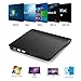 External CD Drive, Invin USB 3.0 Ultra Slim Portable High Speed Optical CD DVD RW DVD ROM Drive Writer Burner for Laptop Notebook PC Desktop Computer Support Windows/Vista/7/8.1/10, Mac OSX (Black) …