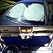 Big Hippo Windshield Sun Shade, Car Sunshades Keep Vehicle Cool Protect Your Car Front Windshield from Sun Heat & Glare Best UV Ray Visor Protector (Size:63X35inch)