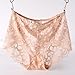 Women's Lace Panties Plus Size Lingerie Elasticity High-Rise Hollow Underwear 3 Pack(XXL)