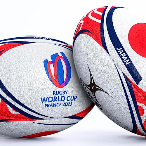 Gilbert Official 2023 Rugby World Cup Ball Japan Flag Ball 2023 Size