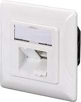 Digitus LSA Junction Box Cat-5e 2 Port RJ45 Shielded PoE Gigabit White