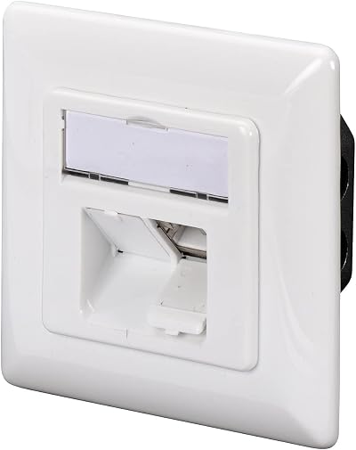 Digitus LSA Junction Box Cat-5e 2 Port RJ45 Shielded PoE Gigabit White
