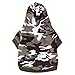 Army Green Camouflage Hoodie Pet Dog Clothes Camo Sweatshirt-M Size by KingWinX