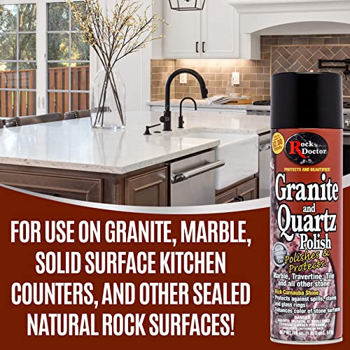 Rock Doctor Granite Polish Spray and Surface, 18 oz. Can, Polish Tile