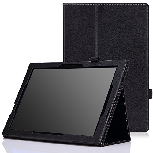 MoKo Sony Xperia Z4 Tablet Case - Slim Folding Cover Case for Sony Xperia Z4 Tablet 10.1 inch Andriod 5.0 Device, BLACK
