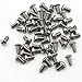Owfeel Pack of 50pcs M510MM Button Head Hex Socket Cap Screws 304 stainless steel bolts
