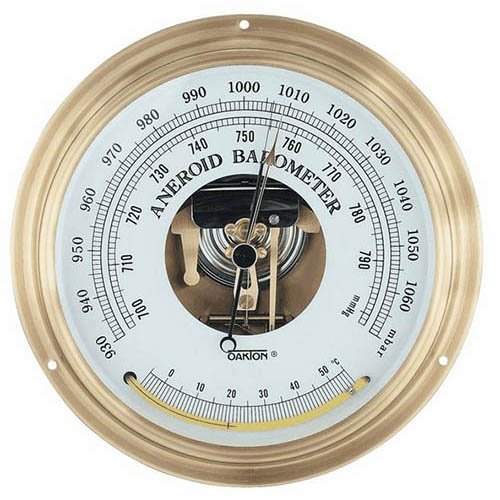 Oakton WD0331672 Aneroid barometer, mbar/mm mercury (Hg) with glass