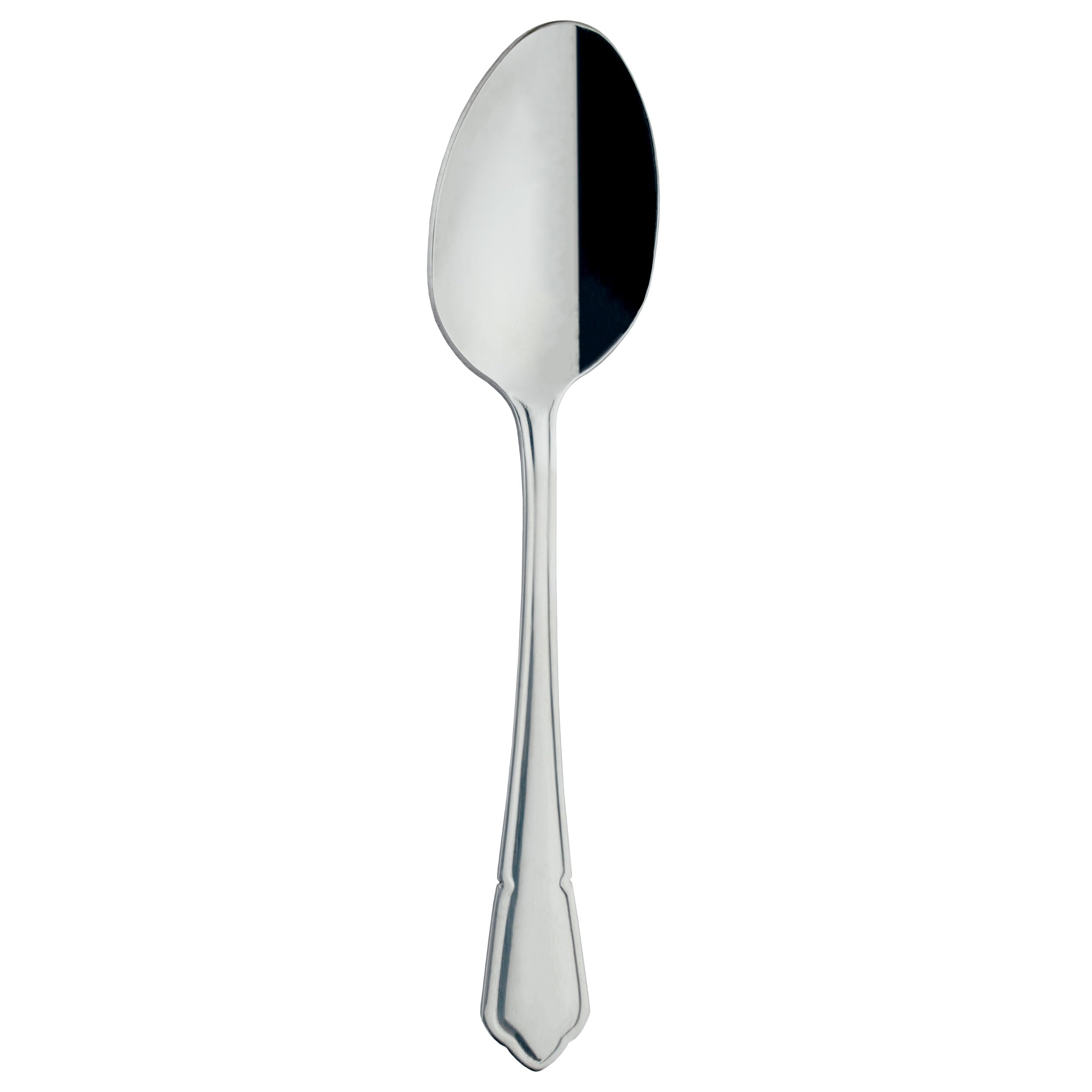Grunwerg Dubarry Dessert Spoons DSDBR, 18/0 Stainless Steel, Set of 12, Durbarry