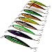 JL Sport Shaddock Fishing 10pcs/lot 12.8g 3D Fishing Lures Hard Minnow Baits Life-Like Swimbait Fishing Lures Bass Crankbait Tackle