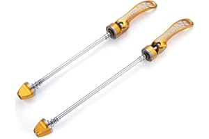 VIARON MTB Quick Release Axle Front and Rear Mountain Bike Skewer Set Aluminum Alloy Bicycle Wheel Skewers Hub QR Lever