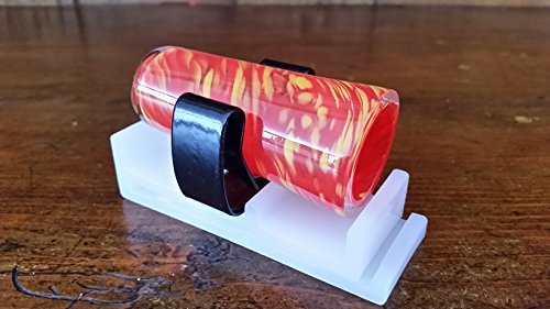 Stiff-Finger Guitar Slide Holder - Strap White Large