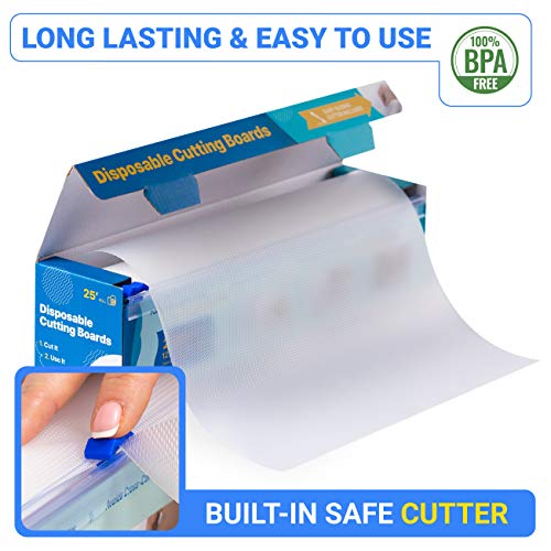 Disposable Plastic Cutting Board for Kitchen & Outdoor Large Flexible