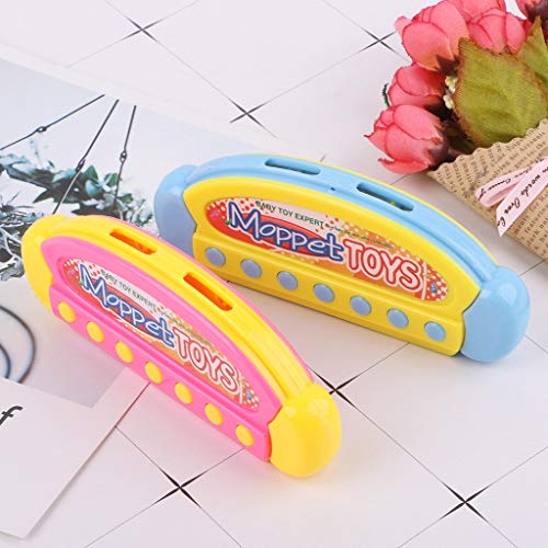 Shoresu Music Toy, Harmonica Music Instrument Mouth Organ Melodica Training Vital Capacity Baby Toy - Color Randomly