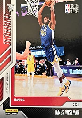 2021 Panini JAMES WISEMAN Rookie Card Rising Stars Basketball Card