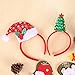 JOYIN 8 PCS Christmas Headbands Head Hat Toppers Costume Accessories for Kids Girls Boys Christmas Parties Xmas Holiday Party Favors Photo Booth