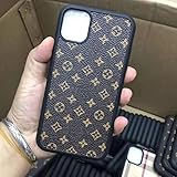 Boozuk iPhone 11 Pro Max Case, Luxury Monogram PU Leather Classic Style Shockproof Cover Case for Apple iPhone 11 Pro Max 6.5
