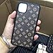 Boozuk iPhone 11 Pro Max Case, Luxury Monogram PU Leather Classic Style Shockproof Cover Case for Apple iPhone 11 Pro Max 6.5