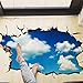 Lowprofile 3D Bridge Floor/Wall Sticker Removable Mural Decals Vinyl Art Living Room Decors (B)