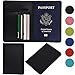 Outrip RFID Blocking Leather Passport Holder & Travel Wallet Id Card Case Cover ...
