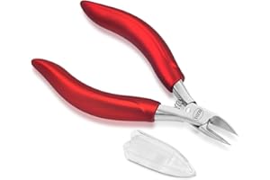 BEZOX Precision Toenail Clippers, Nail Clippers For Thick or Fungus Ingrown Nails - Long Handled Toenail Cutters with Metal S