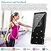 MP3 Player,32GB MP3 Player with Bluetooth,Portable Bluetooth Lossless MP3 Music Players, Digital Audio Music Player with FM Radio/Voice Recorder, Expandable up to 128G by TF Card