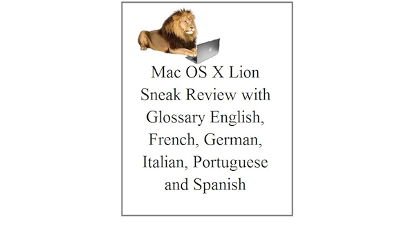 Amazon Com French Mac Os X Lion Sneak Examen French Edition Ebook Darwich Alan Kindle Store