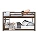 DHP Phoenix Twin Bunk Bed, Mocha