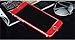 iPhone 7 Sticker, Toeoe Luxury 3D Textured Carbon Fibre Decal Skin with a Clear Case for iPhone 7 Red
