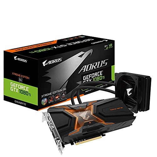 Gigabyte GV-N108TAORUSX W-11GD AORUS Xtreme GeForce GTX 1080 Ti Waterforce 11GD Graphic Cards