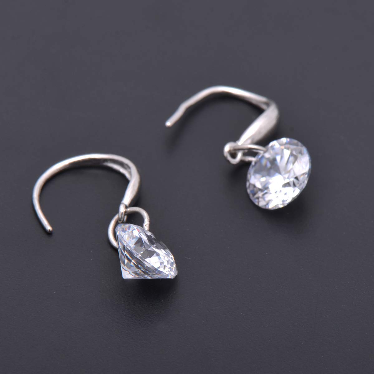 Drop & Dangle Handmade Products Cubic Zirconia Diamond Shape Dangle