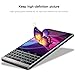 Blackberry KEY2 Screen Protector, TOPTJ Tempered Glass Screen Protector [Full Screen Coverage] Anti-Scratch, Bubble Free for Blackberry KEY2 (Black)