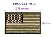 Tactical Morale Patch USA Embroidered American Flag Patch Hook and Loop Fastener Backing Emblem (Multitan)