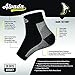 Alvada Plantar Fasciitis Support Compression Socks Foot Sleeves - Comfortable Arch Support - Quick Pain Relief, Reduced Soreness - Graduated Compression Brace - Faster Recovery Black LXL