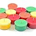 Jelly Beans Scented - Soy Tealight Candles, 12 Pack - Multi Colored Tealight Candles - Highly Scented - Made with Soy Wax - Handmade in The USA - Candeo Candle - Summer Scents