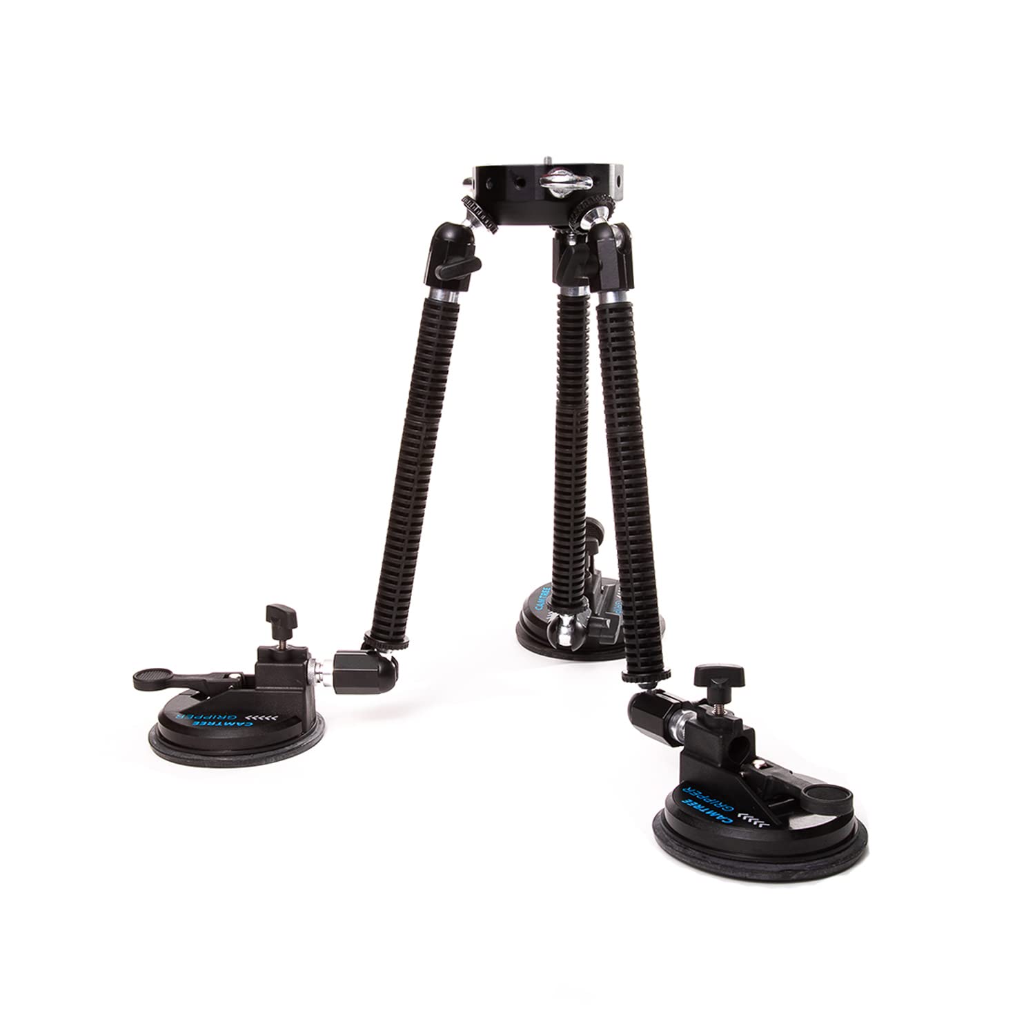 CAMTREE G-51 Camera Gripper Campod Suction Car Mount. 3 Suction Cups w Quick Lock Lever, Extendable Legs. Payload- Max-20kg (Static), Min- 10kg (Running). (G-51) (Note: fluid head is not included)