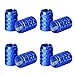 eBoot Tire Stem Valve Caps Aluminium Car Dustproof Caps Tire Wheel Stem Air Valve Caps, 8 Pieces (Blue)