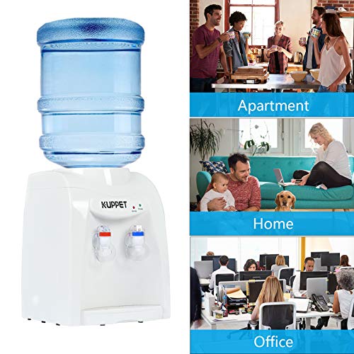 KUPPET Countertop Water Cooler Dispenser35 Gallon Hot & Cold Water
