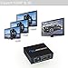 BomStar 1x2 HDMI Splitter for Full HD 1080P Support 3D Hdmi Signal Splitter Hdmi Splitter 1 in 2 out with Power Supply